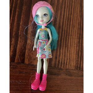 Enchantimals Taylee Turtle Doll Wearing Dress, Shoes and Hat EUC 2016